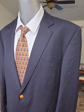 Joseph & Feiss Wool Navy Blazer Size 46 R